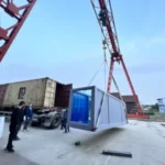 20ft mobile foldable fully automatic container swimming pool