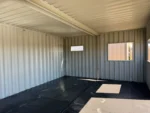 20’x16’ modified shipping container office for sale | adu container home