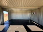 20’x16’ modified shipping container office for sale | adu container home