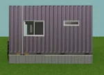 20’x16’ modified shipping container office for sale | adu container home