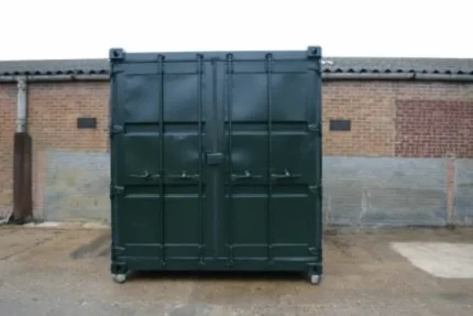 337 10ft cut down used container end doors.webp